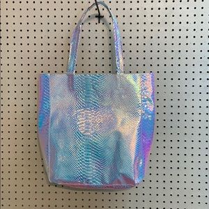 Faux Alligator Shimmer Tote
